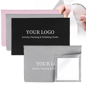 Hot Sell Panno Lucidante OEM Personalizzato in Puro Cotone a Quattro Strati, Ideale per Gioielli in Oro, Argento e Platino - Product Image 1