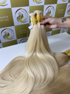 Venta al por mayor 100% Extensiones de Cabello Virgen Remy Vietnamita Precio de Fábrica Color Rubio Onda Recta Cinta Natural Cabello de Una Cabeza - Product Image 4