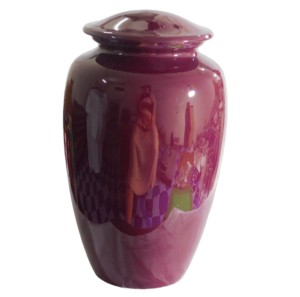 Top classique adulte en aluminium crémation urnes funéraires en métal de Style moderne avec bel autocollant fini pour les cendres humaines - Product Image 6