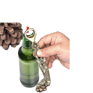 Abrebotellas de latón de lujo de alta calidad de fabricante de diseño moderno y estándar y aspecto abrebotellas de lujo hecho a mano de latón metálico - Product Image 1