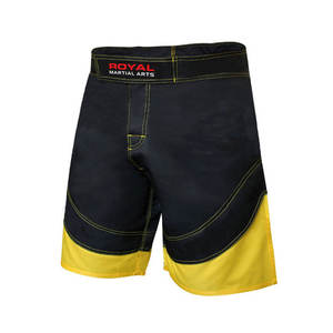 กางเกง MMA สำหรับผู้ชาย พิมพ์โลโก้ตามสั่ง ผ้าสี่ทิศทาง ยืดหยุ่น ระบายอากาศ แห้งเร็ว คุณภาพสูง สำหรับศิลปะการต่อสู้ - Product Image 3