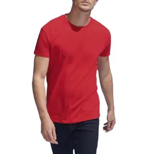Classe rápida Qualidade Pesado Oversized T-shirt Impressão em torno do pescoço Cor sólida Camisetas Dos Homens Logotipo Personalizado T-shirt do homem
