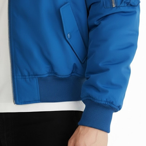 Chaqueta Bomber de Invierno para Hombre al por Mayor, Logotipo Personalizado en la Parte Delantera, Resistente al Viento, Transpirable, Alta Calidad, Precio - Product Image 6
