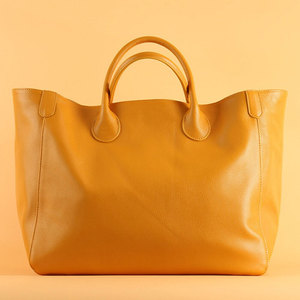 Bolso de mano de cuero de color amarillo, diseñador de moda para mujer, bolso de cuero Pu de alta calidad, bolso de hombro para mujer - Product Image 2