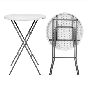 Luxury Weatherproof Aluminum Round Coffee <b>Table</b> Contemporary Home Garden Folding Dining <b>Table</b> High End Hotel Terrace Furniture - Product Image 4