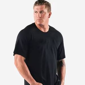 "OEM Custom Logo Men's Breathable <b>Tight</b> Gym T-Shirt | Running Fitness Sportswear Workout Tops" made in Pakistan by Hoop up Gears - Product Image 4