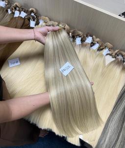 ผมต่อแบบเทปพันผมมนุษย์ผมตรงสีบลอนด์ธรรมชาติแบบ100% - Product Image 6