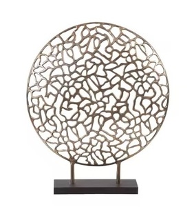 Sculpture décorative en métal de conception moderne de luxe pour la décoration de table intérieure d'hôtels à la maison Sculptures au prix de gros - Product Image 6