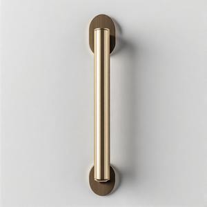 Manija de agarre de puerta de latón hecha a mano Castellan Regalia Luxe para interiores Premium Elegante para dormitorio Baño Cocina Aplicación - Product Image 1