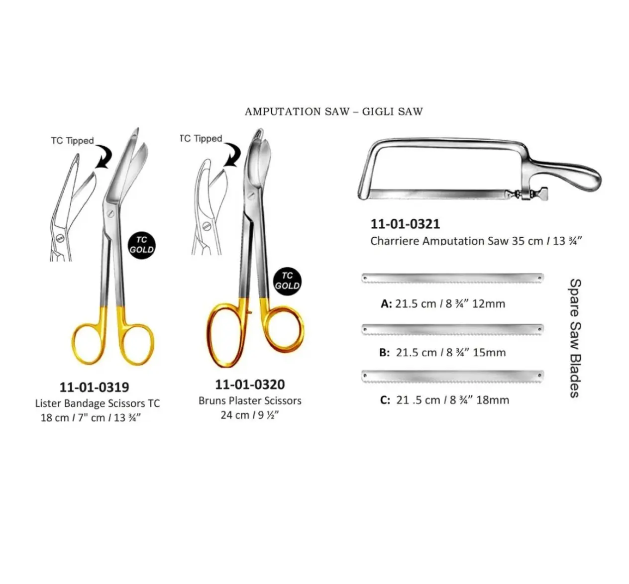 Orthopedic Amputation Charriere Saw Bier Saw Lanjenbeck Saw Satterlee Saw Instruments Stainless Steel Brass Pakistan Alibaba