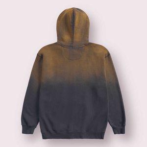 Sudadera con capucha para hombre con lavado ácido de algodón 100%, diseño minimalista con paneles de bloque de Color, cremallera, cordón, fábrica al por mayor - Product Image 2