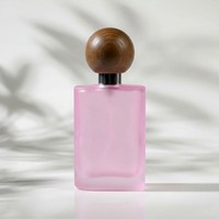 Flacon de parfum rectangulaire en verre mat 80 ml, rechargeable avec pulvérisateur à pompe pour emballage de parfum, logo personnalisé, MOQ flexible