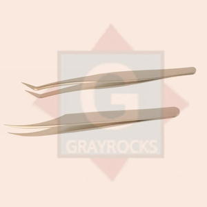 Pince à épiler pour extension de cils en acier inoxydable avec logo personnalisé Instruments de beauté Volume Ensemble de pinces à épiler pour extensions de cils - Product Image 1