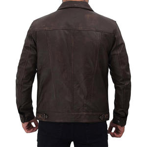 Chaqueta de Motociclista Varsity de Cuero Genuino Rojo Resistente al Viento, Parche con Logotipo Personalizado, Cuello Alto, Invierno, Carreras, Transpirable, Secado Rápido, para Hombre - Product Image 4