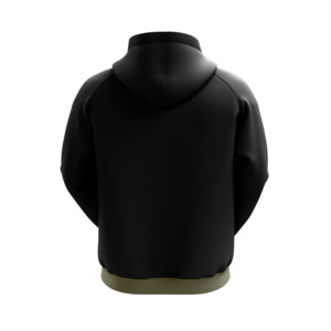 Sweat à capuche surdimensionné pour homme 100% coton, en molleton épais, respirant, séchage rapide, logo personnalisé brodé, sublimation thermique - Product Image 4