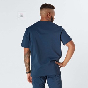 เสื้อสครับพยาบาลแขนสั้นชุดยูนิฟอร์มสครับพยาบาลทางการแพทย์ - Product Image 2
