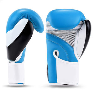 Guantes de boxeo de cuero PU más nuevos y superventas de 2025 personalizados Guantes de boxeo de competición de lucha contra patadas de Muay Thai - Product Image 1