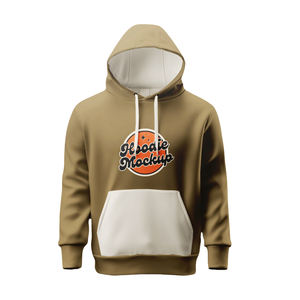 Sweat-shirts à capuche unisexes en coton lourd surdimensionné de qualité supérieure, design personnalisé, logo, 350 g/m², blocs de couleur, streetwear pour hommes - Product Image 1