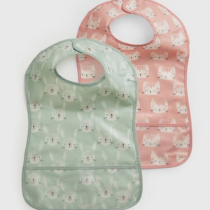 Bavoir pour bébé Bavoirs d'alimentation personnalisés en coton doux personnalisés Fabricant OEM Vente en gros en vrac - Product Image 3