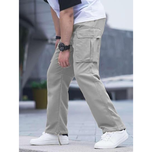 <b>Men</b> Multi Pocket Cargo Pants Spring and Autumn New <b>Men's</b> <b>Overalls</b> Cargo Pant European and American Perfect <b>for</b> All Season - Product Image 6