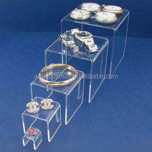 New Trendy 5mm Thickness Clear <b>Acrylic</b> Riser <b>Display</b> <b>Stand</b> for Showcasing All Items: Universal <b>Stand</b> for Decor - Product Image 6