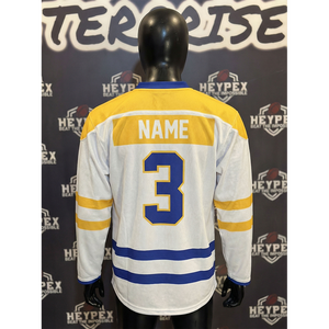 Maillot de hockey sur glace personnalisé imprimé numériquement, maille respirante, vêtements d'équipe pour adultes, haute qualité, 100% polyester, séchage rapide, antibactérien - Product Image 2