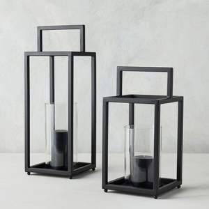 Artículo de escaparate, farol de vela de Metal dorado, farolillos geométricos decorativos altos para interior, exterior, hogar, jardín, decoración de boda - Product Image 1