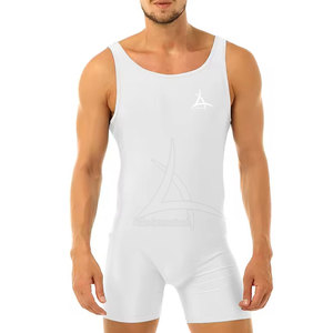 Customized Premium Quality Breathable Eco-Friendly Quick Dry Spandex/Polyester Wrestling <b>Singlets</b> for <b>Men</b> ALDEN INTERNATIONAL - Product Image 4