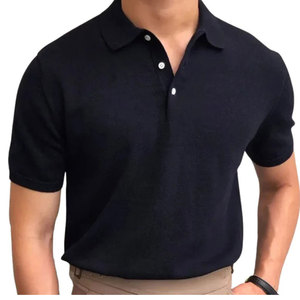 Camisetas de polo con logotipo bordado personalizado para hombre, polos de golf deportivos de calidad, tela de punto de fábrica barata con función antiarrugas - Product Image 6