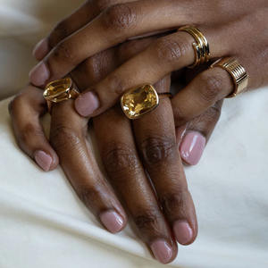 Elegante envoltura de oro banda en espiral anillo de diamantes anillo de inspiración vintage Ajuste de garra 14K 18K Regalo De Oro Sólido para sus mujeres-DS0676 - Product Image 6