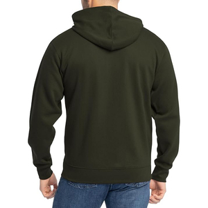 Sudadera con capucha con cremallera de algodón pesado de gran tamaño personalizado 400GSM tela Premium Streetwear OEM ODM fábrica al por mayor - Product Image 2