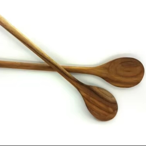 ช้อนไม้ออกแบบโลโก้ได้ตามที่ต้องการเป็นมิตรกับสิ่งแวดล้อมและเป็นธรรมชาติสำหรับอุปกรณ์รับประทานกาแฟซุปโดย fwe สำหรับเป็นของขวัญทางธุรกิจ - Product Image 1