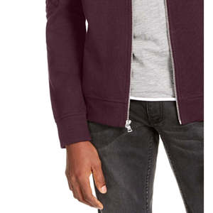 Giacca Casual Autunnale da Uomo INC International Concepts XS Extra Small con Maniche Trapuntate a Costine Reversibili Colore Vino - Product Image 3