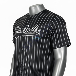 Ensemble Maillot et Pantalon de Baseball Personnalisé OEM 2026 pour Hommes Adultes, 100% Polyester, Manches Courtes, Col en V, Grandes Tailles - Product Image 1