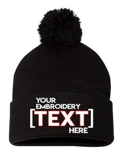 Gorro de Invierno Personalizado de Punto de Algodón con Letras de Rayo Unisex Jacquard, Gorro de Lana con Protección para los Oídos y Logotipo Personalizado - Product Image 2