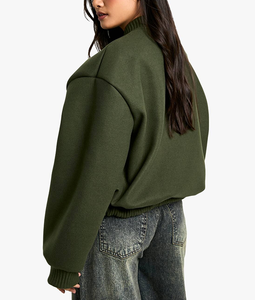 Chaqueta Clásica de Ciclismo y Moto 2026 para Mujer, Estilo Universitario, Casual, Hombros Caídos, Reversible, Ecológica, Estilo Urbano, Chaqueta de Béisbol - Product Image 6