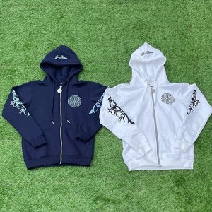 Personalizada de alta calidad nueva moda Otoño con capucha impresa pulóver Casual hombres Sudadera con capucha Hip Hop Sudadera con capucha - Product Image 1