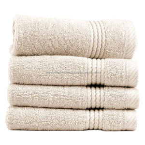 Serviette 100% coton Ensemble de serviettes en coton éponge à rayures personnalisées professionnelles Serviettes de nettoyage de cuisine de qualité supérieure fabriquées en Inde - Product Image 1