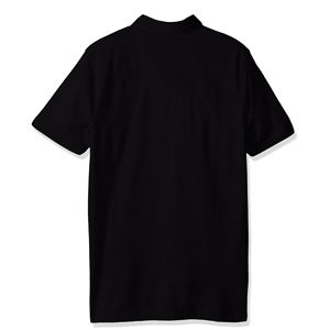 Polo de algodón con logotipo bordado personalizado del fabricante, camiseta de Polo a rayas de manga corta con botones de punto para hombre de la mejor calidad - Product Image 5