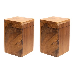 Boîte à épices/sucre en bois, gain de place - Product Image 1