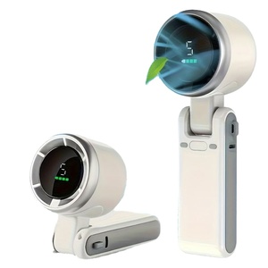 <b>Usb</b>-C Rechargeable Foldable Handheld 13550Rpm Strong Wind 5 Speed Portable Cooling <b>Fan</b> for Outdoor - Product Image 1