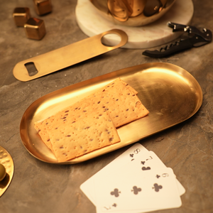 Timeless Hand-Finished Brass Platters- Made from 100% Brass - A <b>Vintage</b> Elegance for Any Living Space - For Bulk Orders - Product Image 4