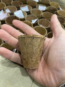 Maceta redonda de papel biodegradable de 4cm, 8cm, 15cm, germinación de jardín, cultivo de semillas de vivero, macetas de turba - Product Image 6