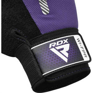 Guantes de gimnasio púrpuras, diseño de calidad superior personalizado, dedo completo, entrenamiento de levantamiento de pesas, venta al por mayor - Product Image 3