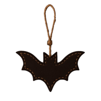 Ornements d'Halloween en cuir faits à la main en forme de citrouille, d'araignée, de chapeau de sorcière, de chauve-souris, de fantôme et de chat, breloques suspendues, décoration de fête et cadeaux de vacances
