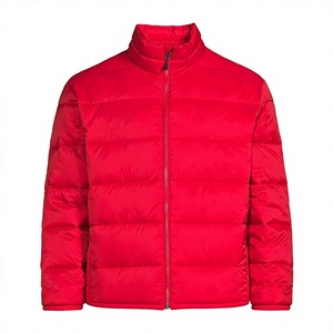 Chaqueta de plumón para hombre, chaqueta acolchada de plumón ligera para hombre, chaqueta acolchada a prueba de viento con cremallera, abrigo cálido, Parka de verano - Product Image 1