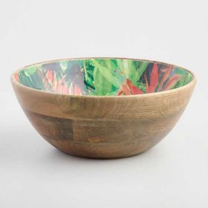 Plateau de service alimentaire décoratif en bois, assiettes rondes en bois disponibles à bas prix, haute qualité - Product Image 6