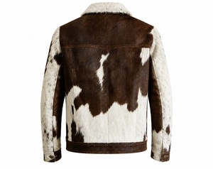 Chaqueta Corta Unisex de Piel de Vacuno con Pelo Natural NADRUB Personalizada Premium - Product Image 3