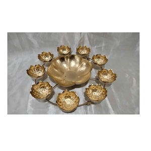 Urli ทองเหลืองแข็งรูปร่างแบบกำหนดเองที่ดีที่สุดที่มีขนาดแตกต่างกันสีทอง - Product Image 2