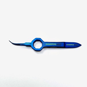 Fórceps de extracción FUE Foerster de titanio de calidad superior Instrumentos de Trasplante de Cabello dentado curvo CE DIN EN ISO 13485 - Product Image 4